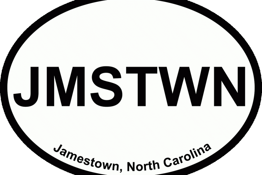 Jamestown, North Carolina Sticker - Jamestown Goods
