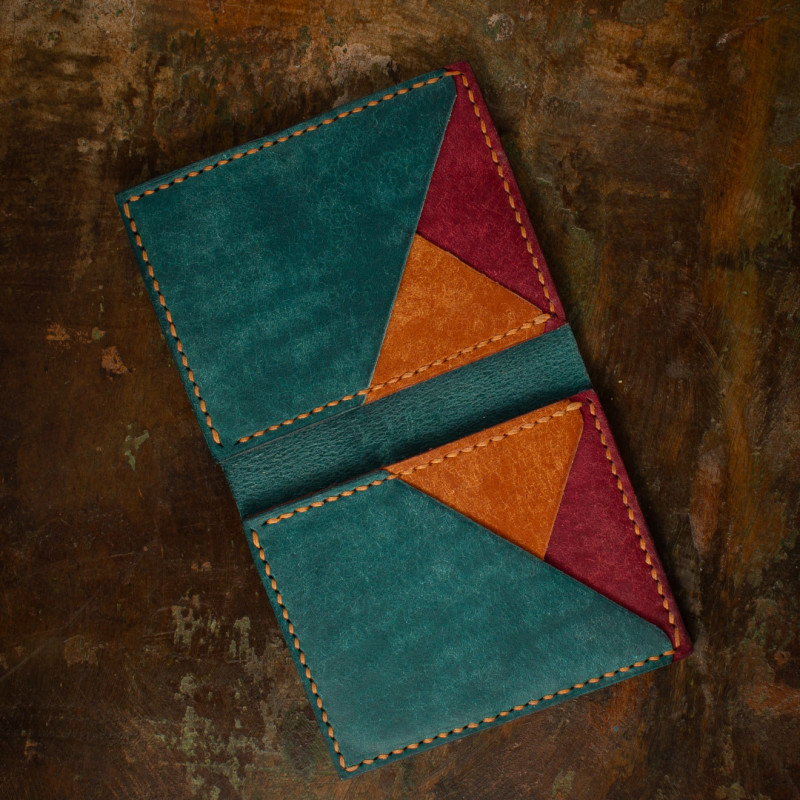 Handmade leather bifold wallet - Jamestown Goods