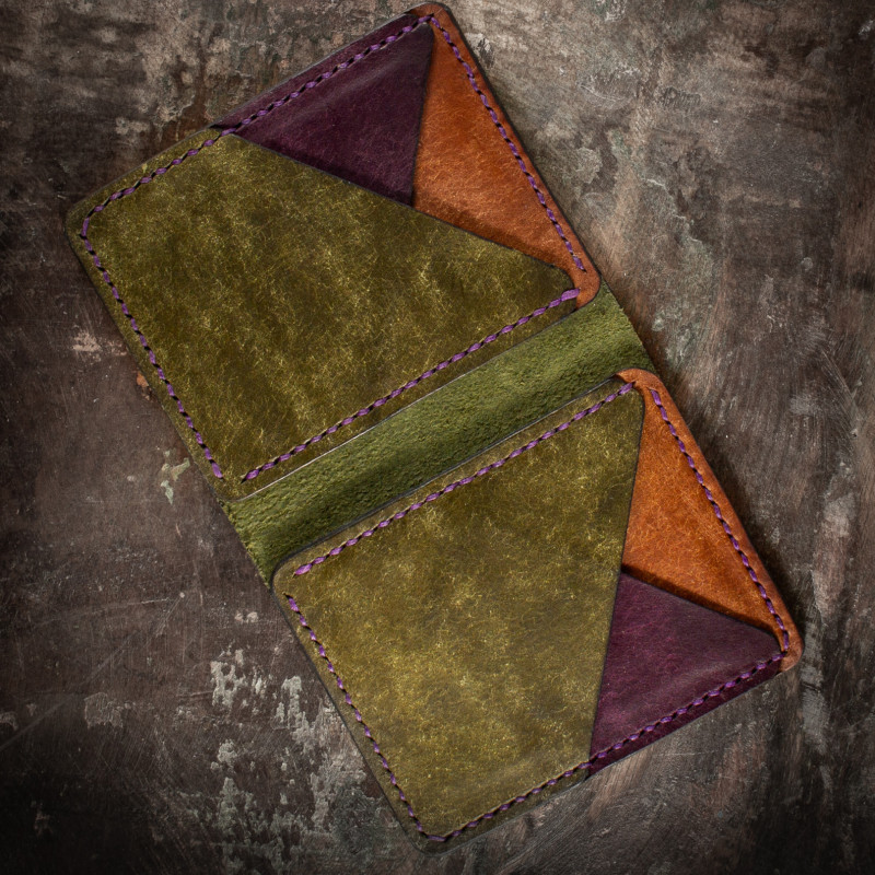 handmade leather bifold wallet - Jamestown Goods